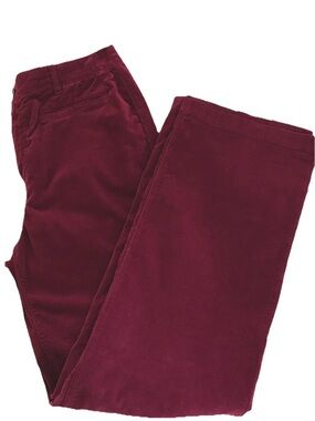J. McLaughlin Collection Women’s Braylee Velour Stretch Fuchsia Bootcut Pants 8